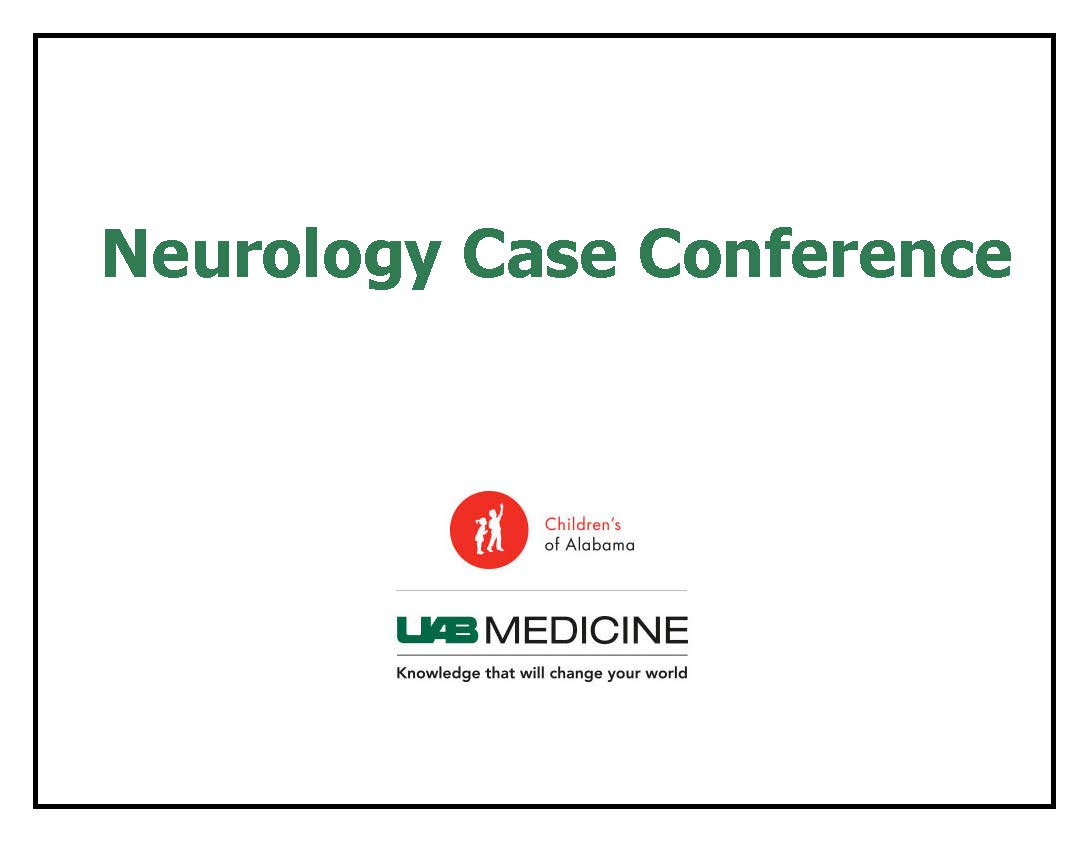 2022 Pediatric Neurology Clinical Case Conference Banner